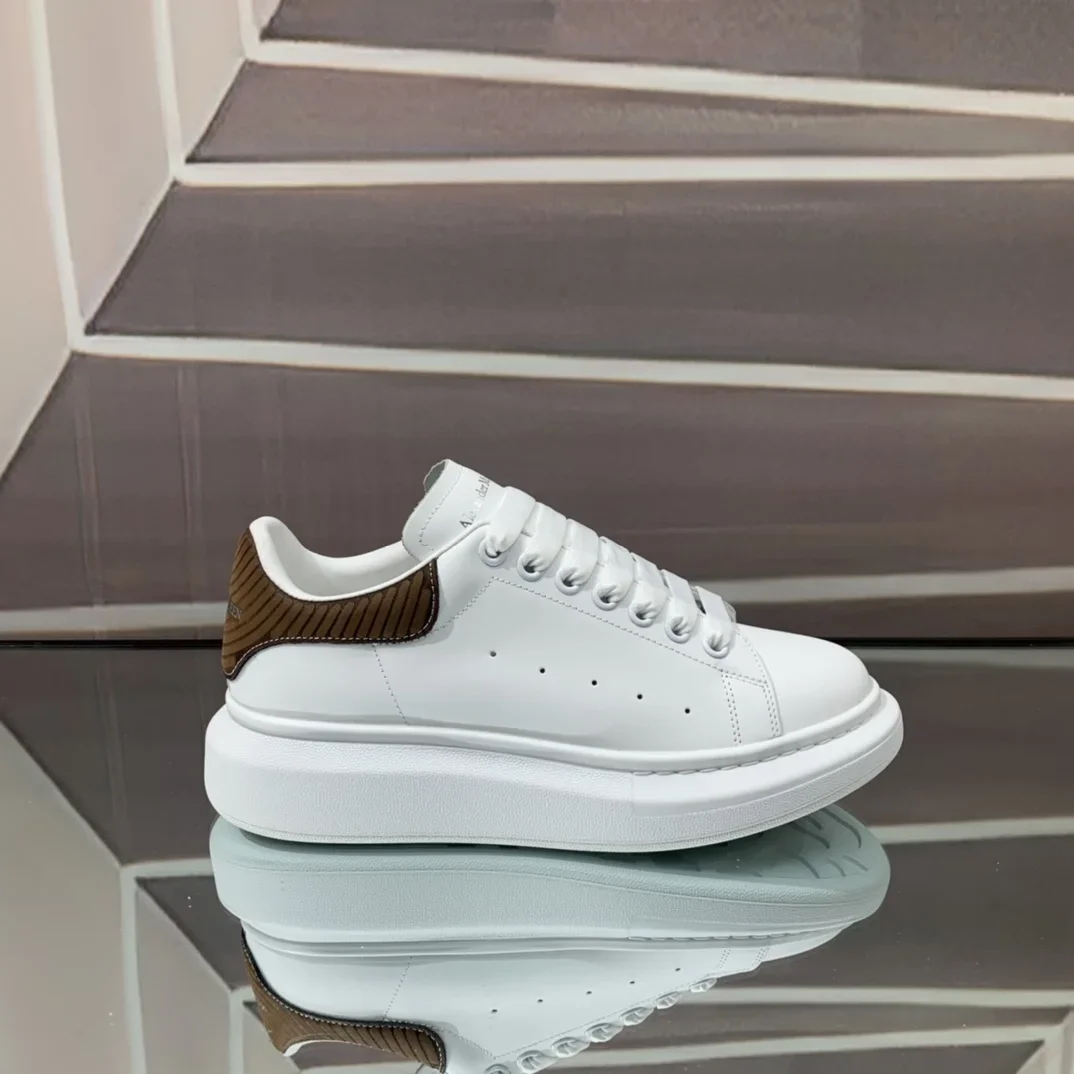 ALEXANDER MCQUEEN Sneakers White-Brown B60202609111950 - Image 3