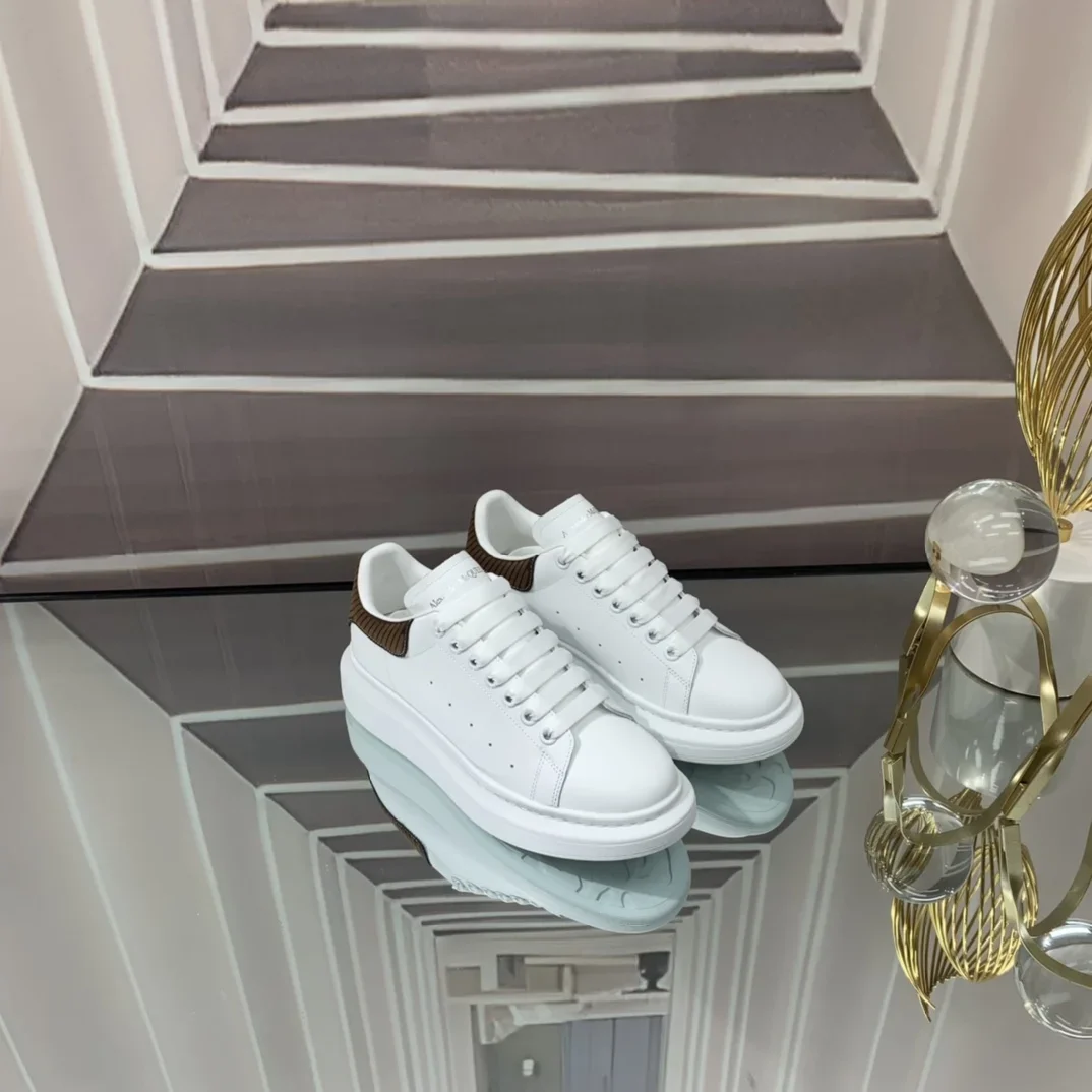 ALEXANDER MCQUEEN Sneakers White-Brown B60202609111950 - Image 7