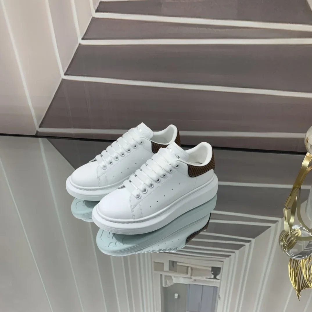 ALEXANDER MCQUEEN Sneakers White-Brown B60202609111950 - Image 9