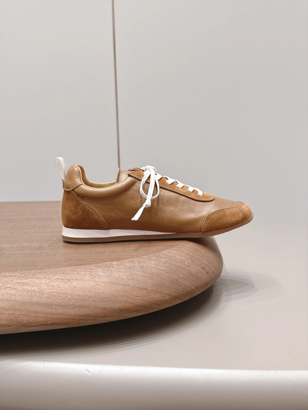 ALEXANDER WANG Flats Suede Leather Brown-White EU35-39 B90202609111543 - Image 5