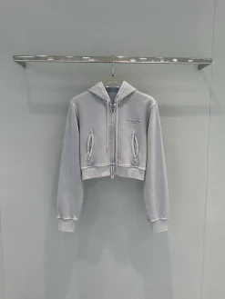 ALEXANDER WANG Jackets Cotton Blue-Gray S-M-L C20202609063116