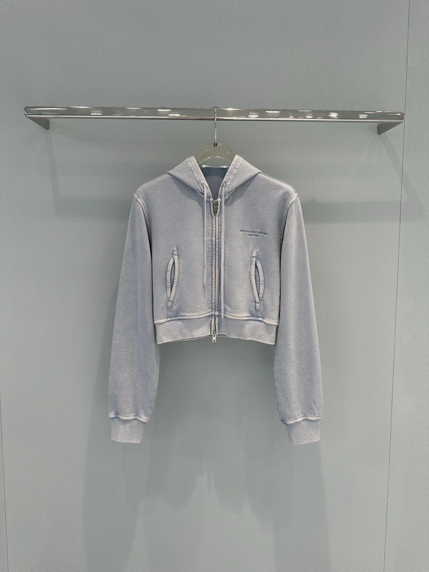 ALEXANDER WANG Jackets Cotton Blue-Gray S-M-L C20202609063116