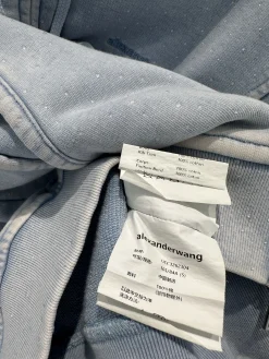 Alternative view of ALEXANDER WANG Jackets Cotton Blue-Gray S-M-L C20202609063116