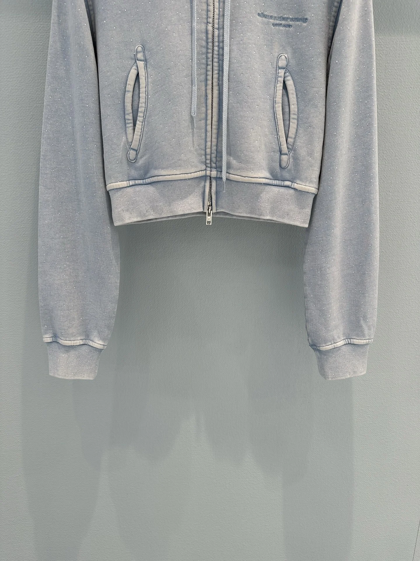 ALEXANDER WANG Jackets Cotton Blue-Gray S-M-L C20202609063116 - Image 6