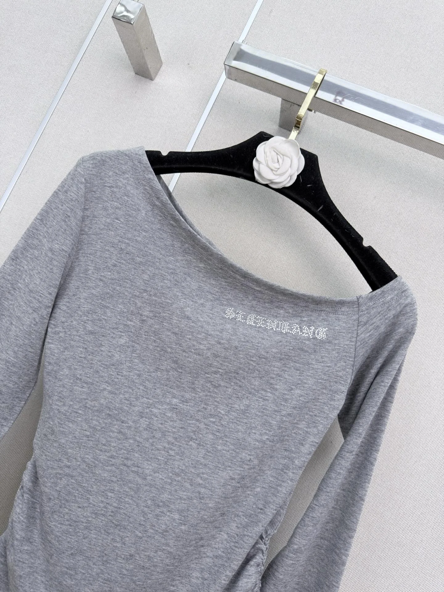 ALEXANDER WANG T-shirts Grey S-L A45202609062671 - Image 2