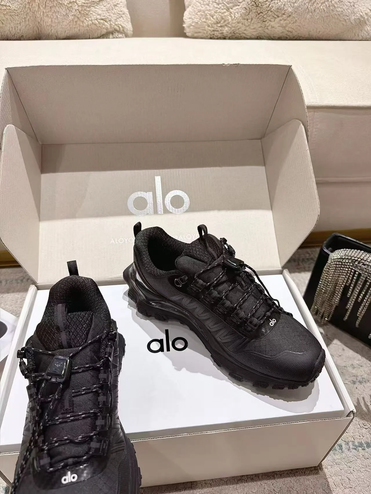 ALO Sneakers Mesh Foam Black EU35-40 B70202609111856 - Image 2