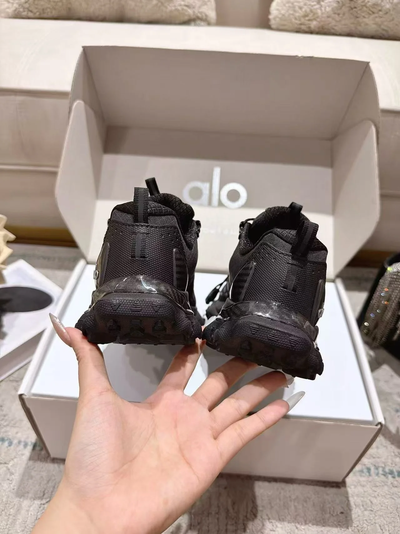 ALO Sneakers Mesh Foam Black EU35-40 B70202609111856 - Image 7