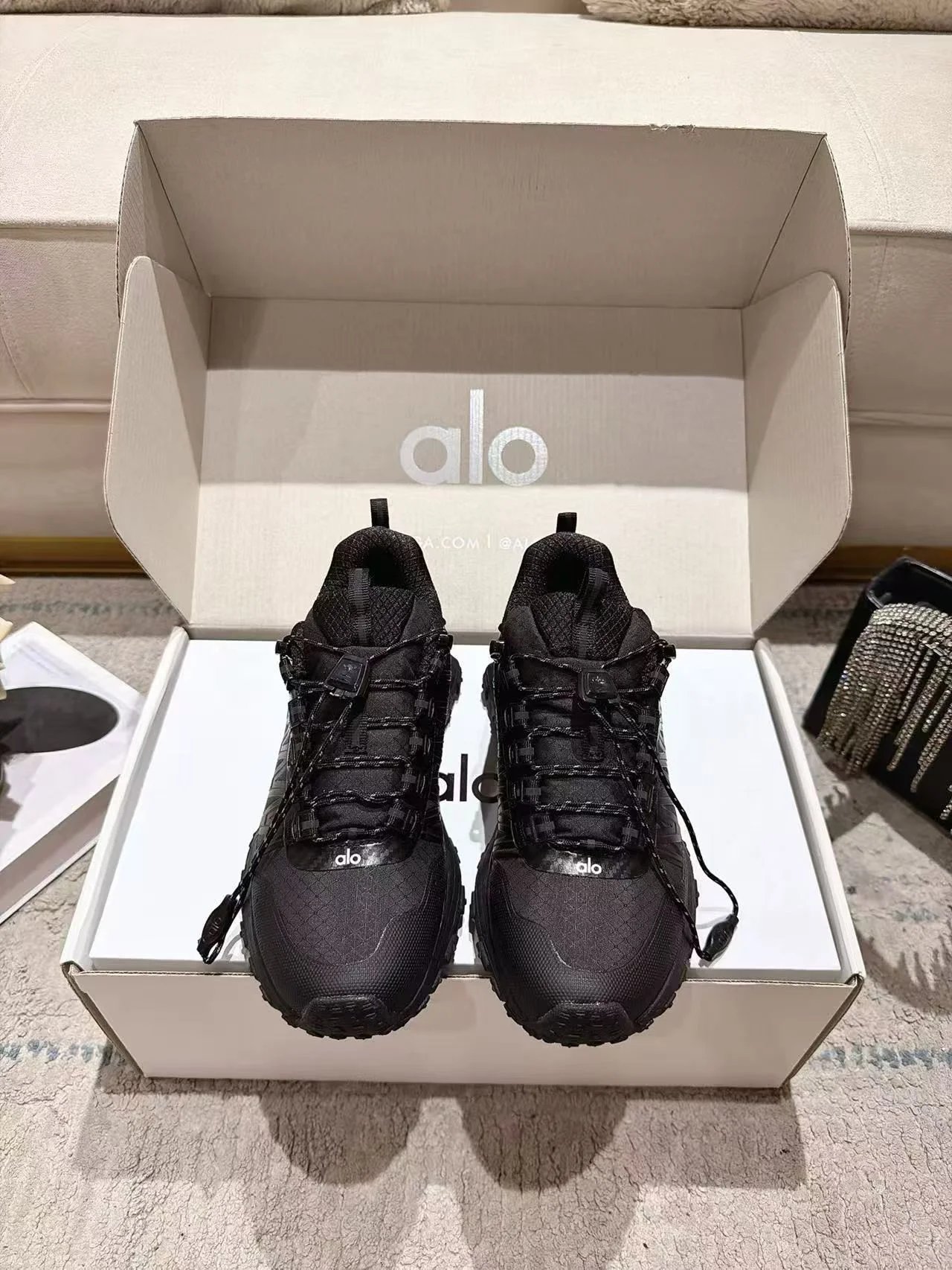ALO Sneakers Mesh Foam Black EU35-40 B70202609111856 - Image 9