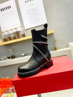 Alternative view of AMI Boots Calf Leather Black-Silver EU35-41 C50202609110318