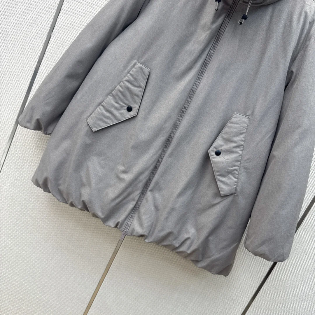 AMI Jackets Down Gray 38-44 F15202609060620 - Image 4