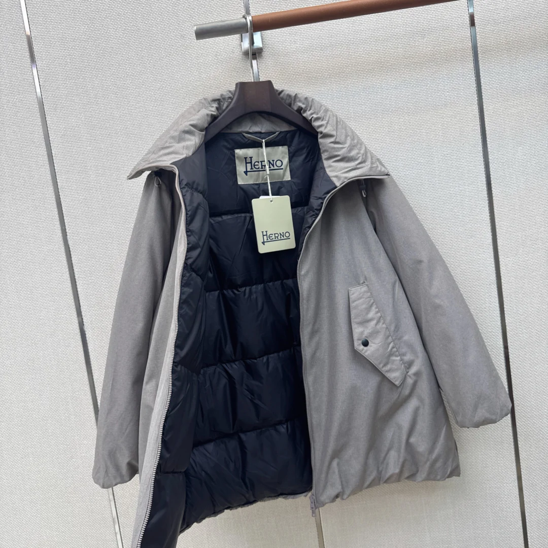 AMI Jackets Down Gray 38-44 F15202609060620 - Image 7