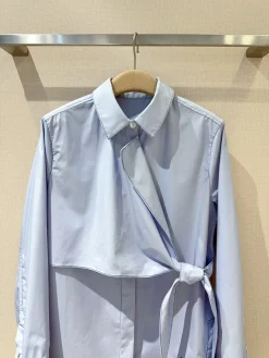 Alternative view of AMI Shirts Cotton Poplin Blue S M L XL B40202609062984