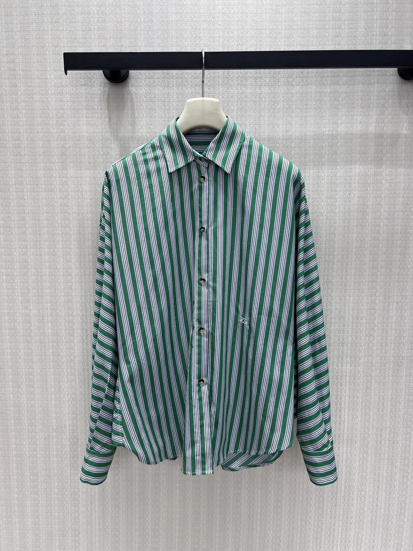 AMI Shirts Green-White S-L C05202609062510