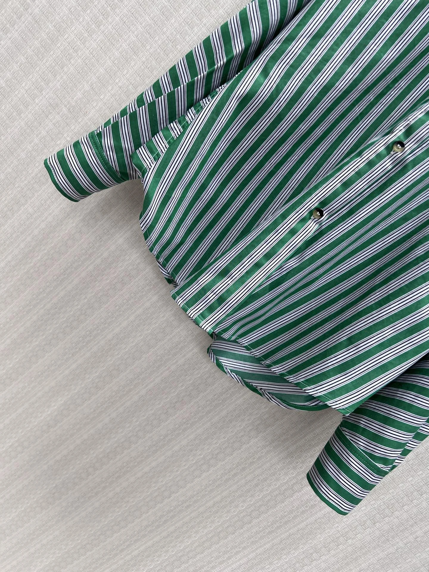 AMI Shirts Green-White S-L C05202609062510 - Image 6