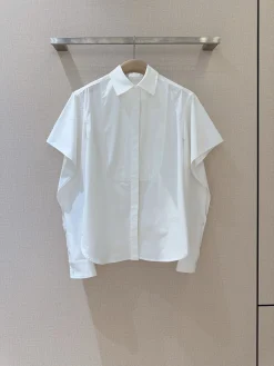 AMI Shirts Poplin White S-XL B30202609062987