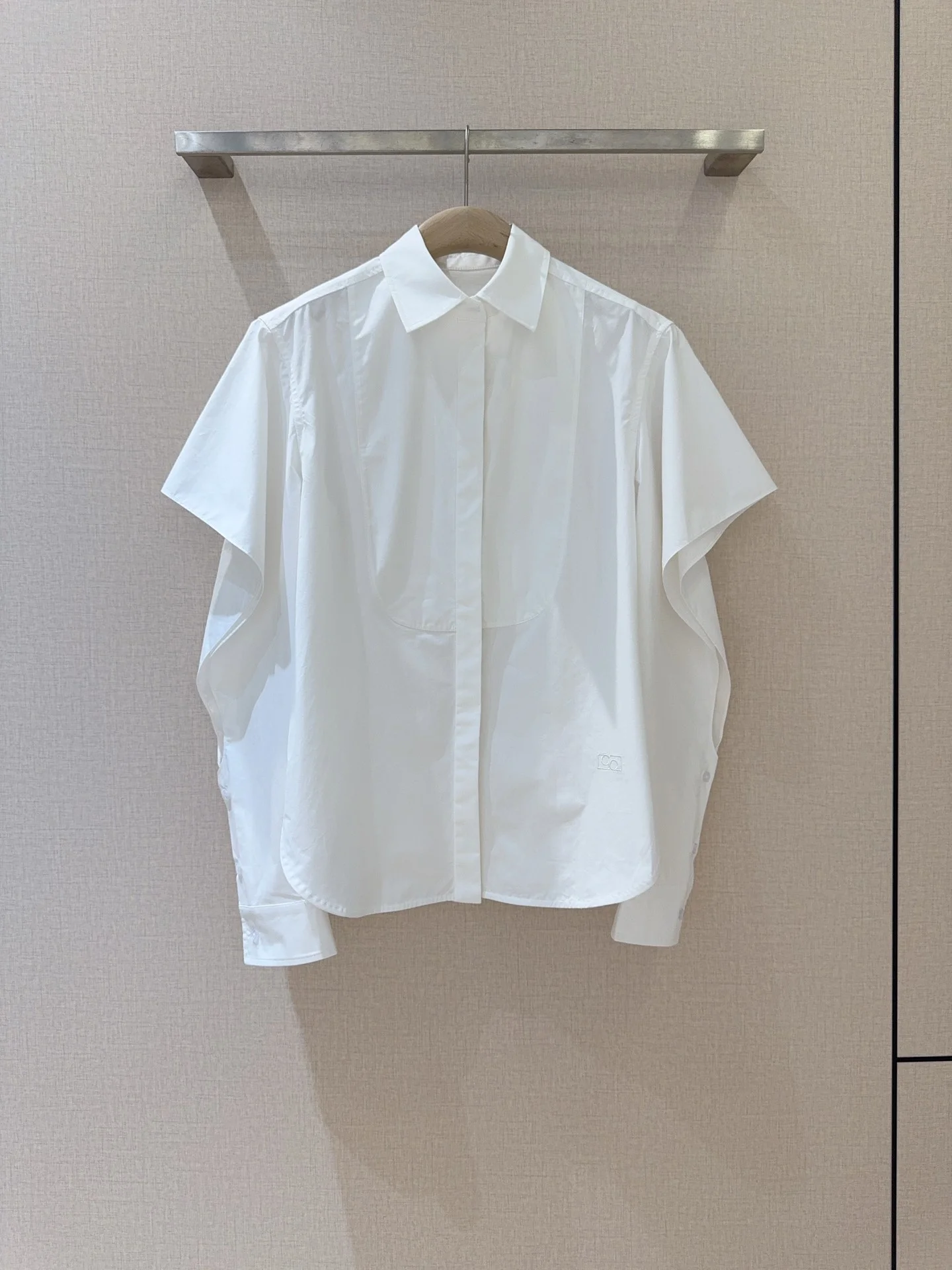 AMI Shirts Poplin White S-XL B30202609062987
