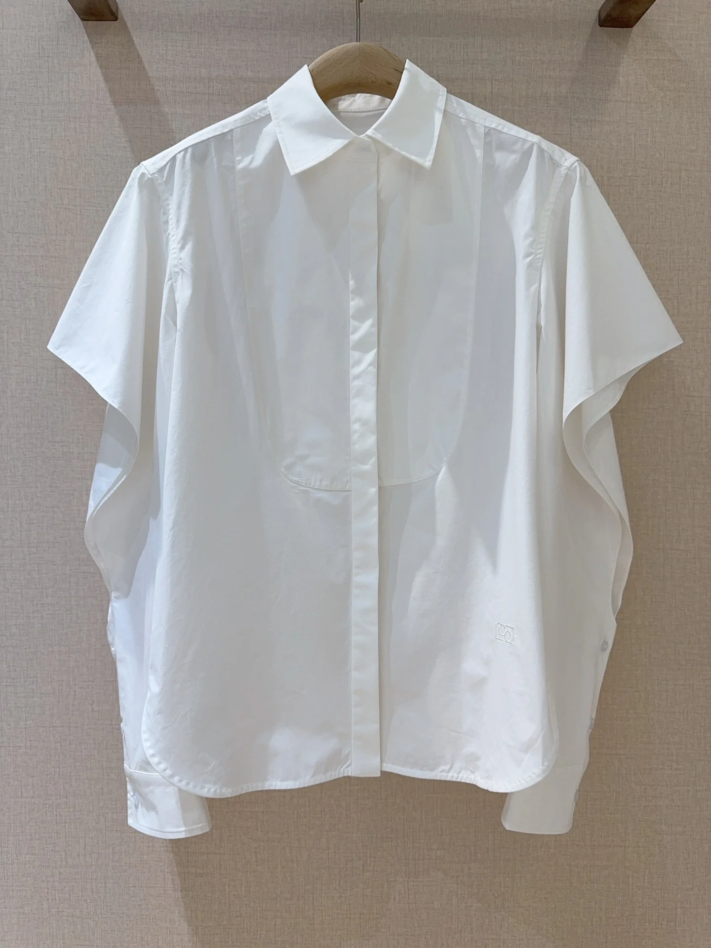 AMI Shirts Poplin White S-XL B30202609062987 - Image 3