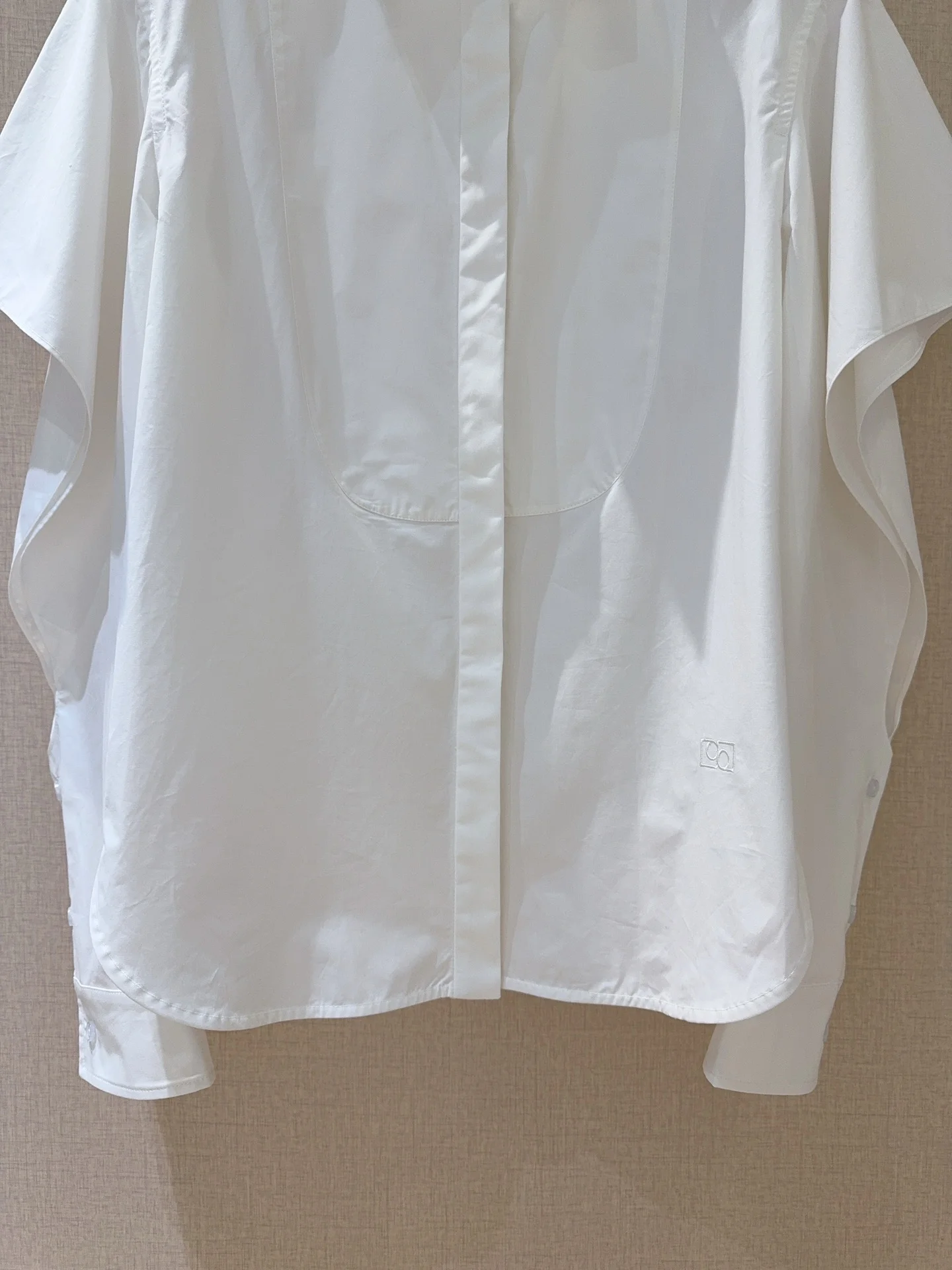 AMI Shirts Poplin White S-XL B30202609062987 - Image 4