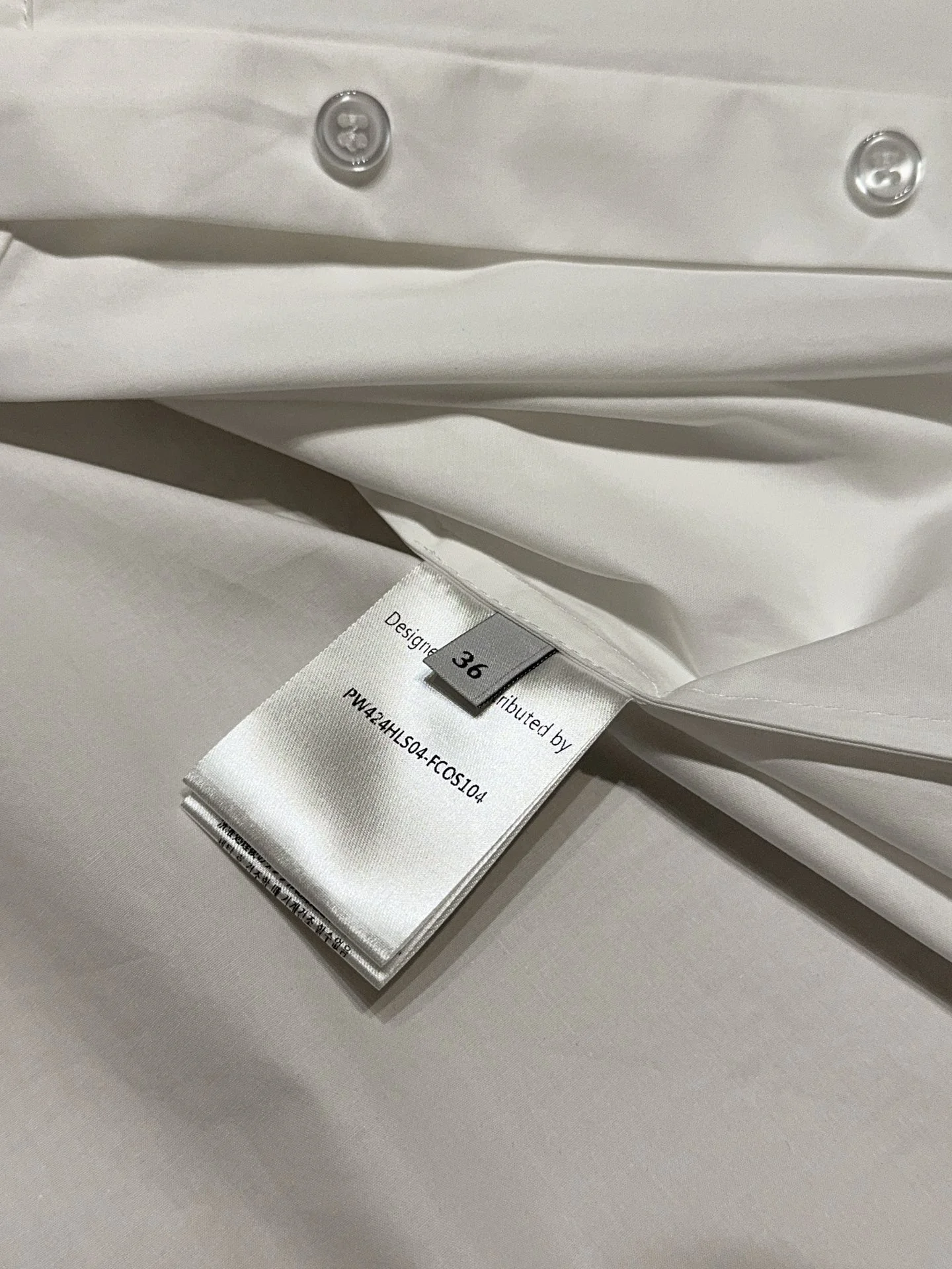 AMI Shirts Poplin White S-XL B30202609062987 - Image 7