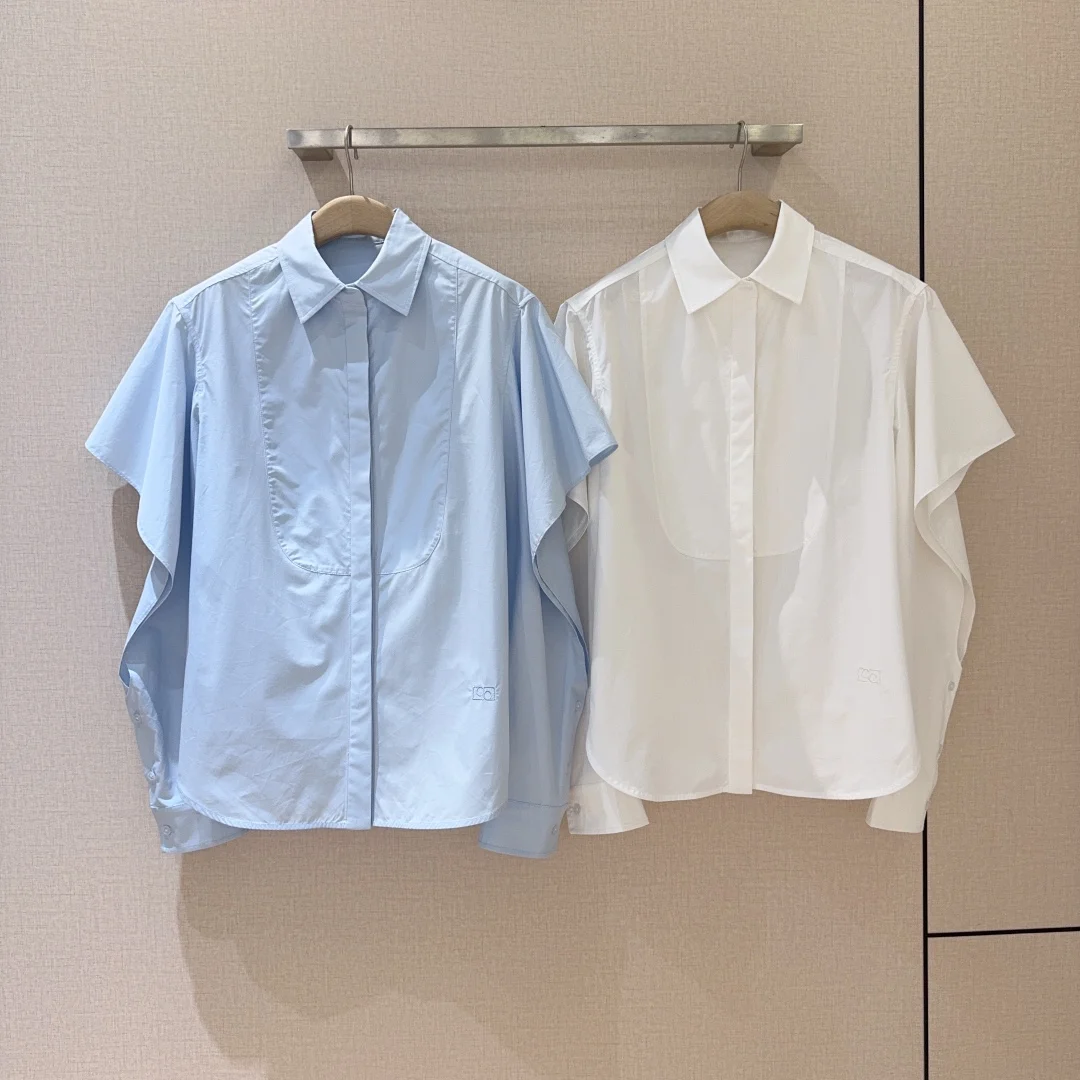 AMI Shirts Poplin White S-XL B30202609062987 - Image 9