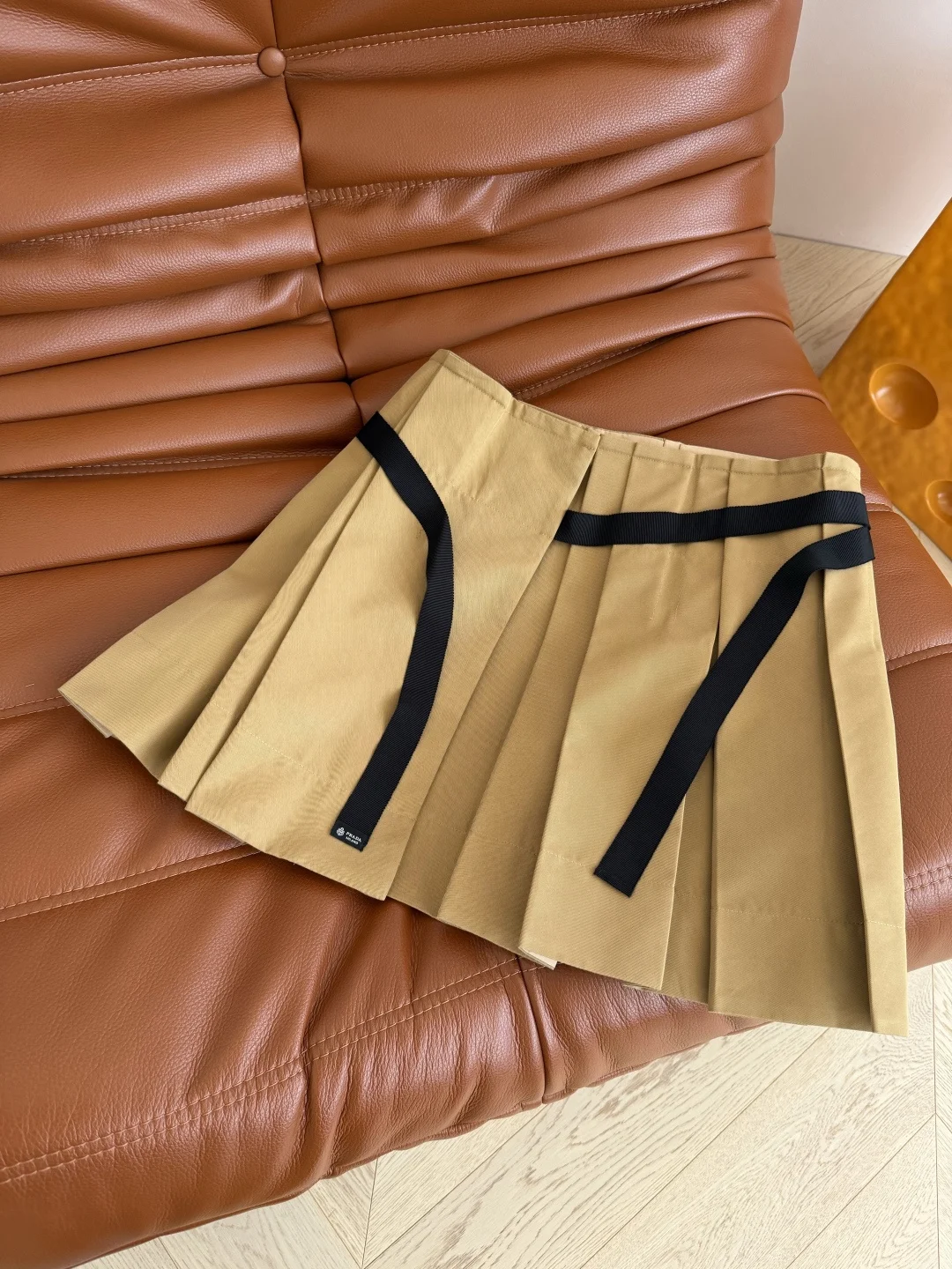 AMI Skirts Khaki-Black S-L B75202609061384 - Image 3