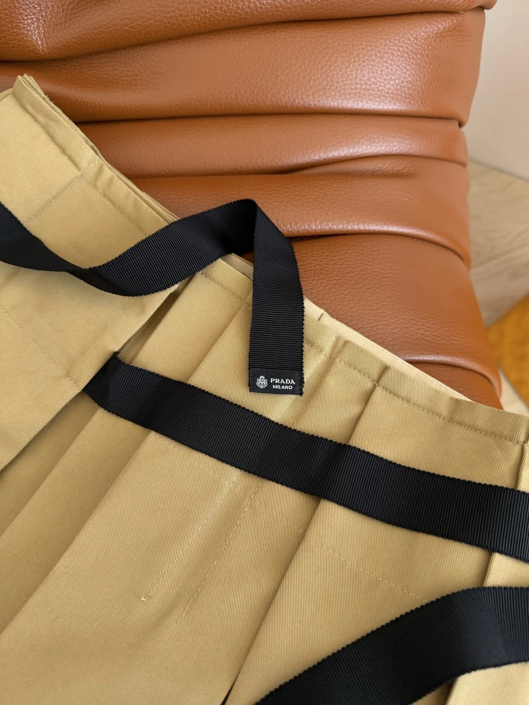 AMI Skirts Khaki-Black S-L B75202609061384 - Image 5