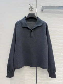 Alternative view of AMI Suits Acetate Wool Cotton Dark Gray S-L D30202609061271