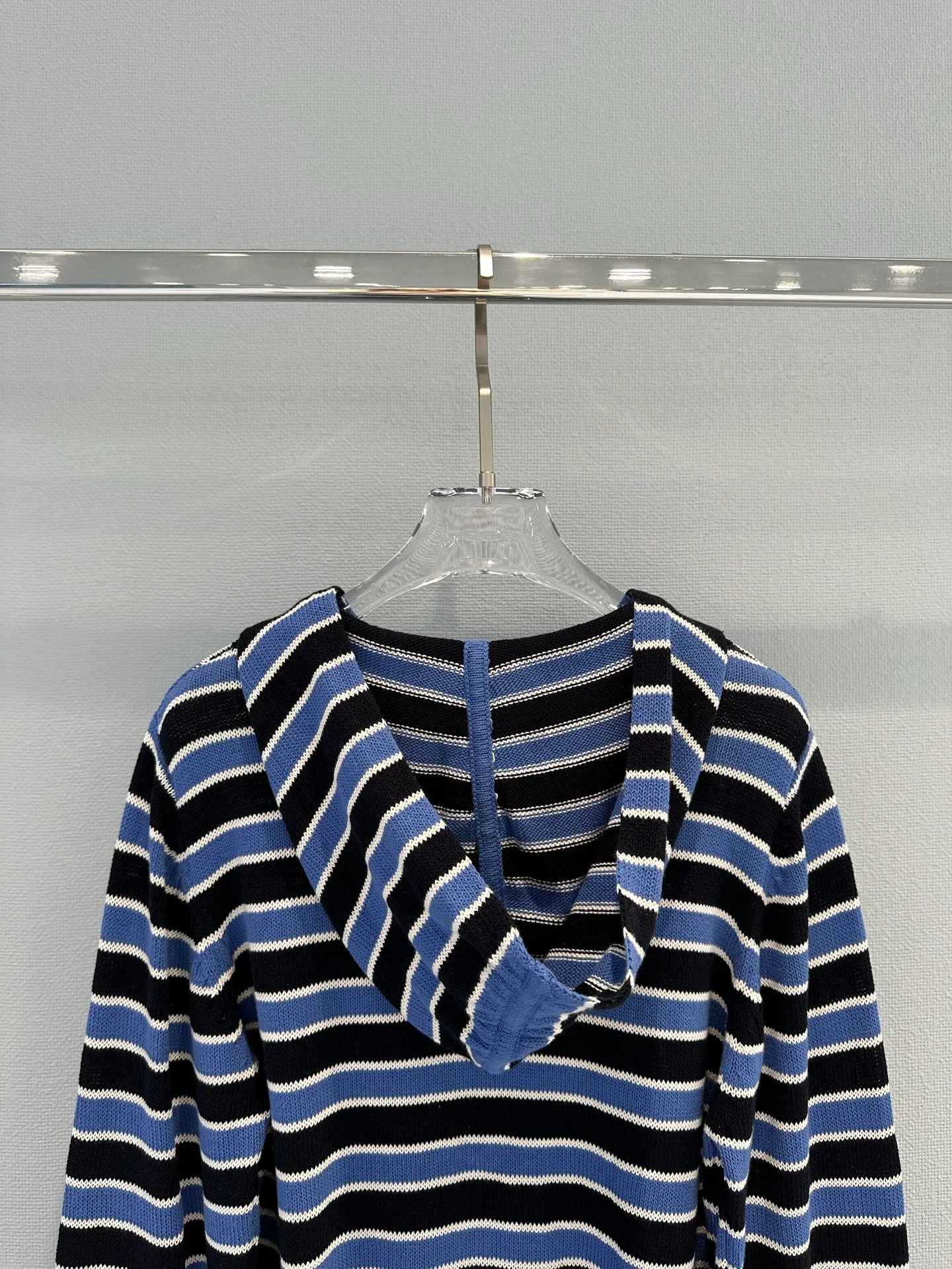 AMI Sweaters Cotton Knit Blue-Black-White S-L B35202609063119 - Image 10