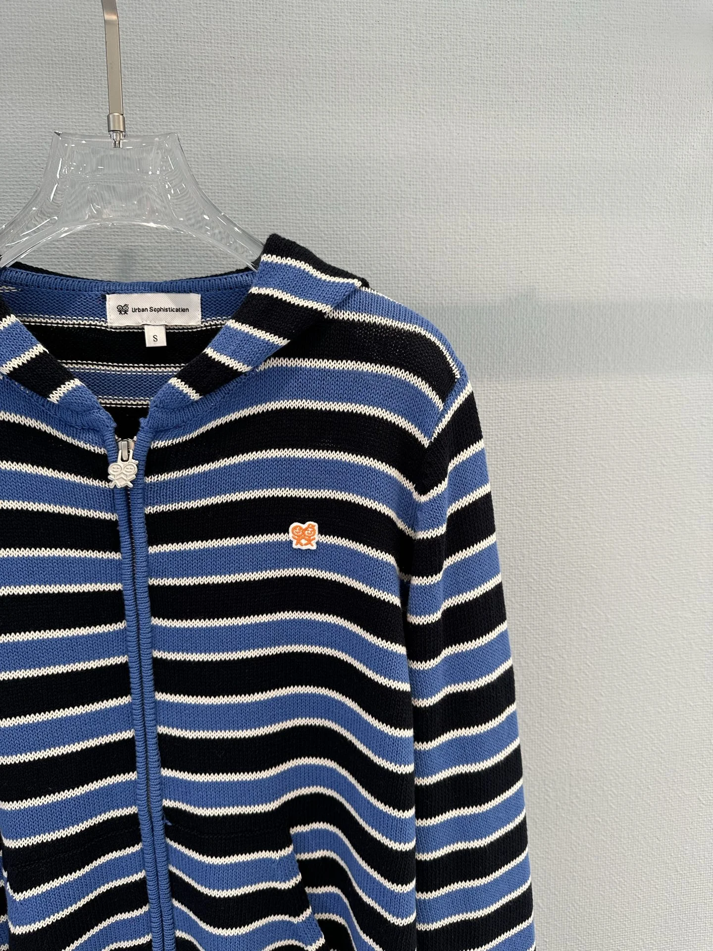 AMI Sweaters Cotton Knit Blue-Black-White S-L B35202609063119 - Image 7
