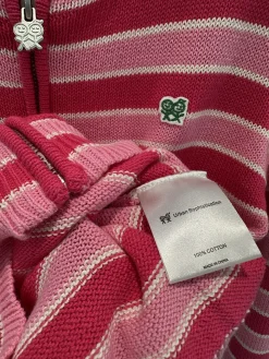 Alternative view of AMI Sweaters Cotton Knit Pink-White S-M-L B35202609063118