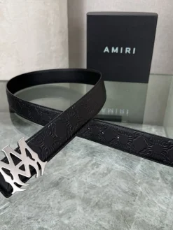 Alternative view of AMIRI Belts Black-Silver A90202609070045