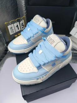 Alternative view of AMIRI Sneakers Calf Leather Blue-White EU35-45 C10202609111958