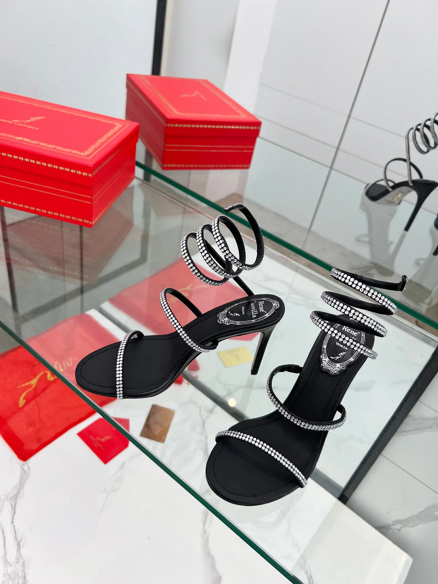 AQUAZZURA Sandals Black-Silver B90202609110324 - Image 10