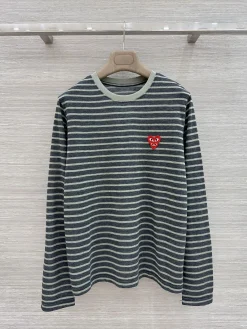 ARC T-shirts Linen Cotton Grey-Red S-L A65202609062069