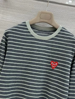 Alternative view of ARC T-shirts Linen Cotton Grey-Red S-L A65202609062069