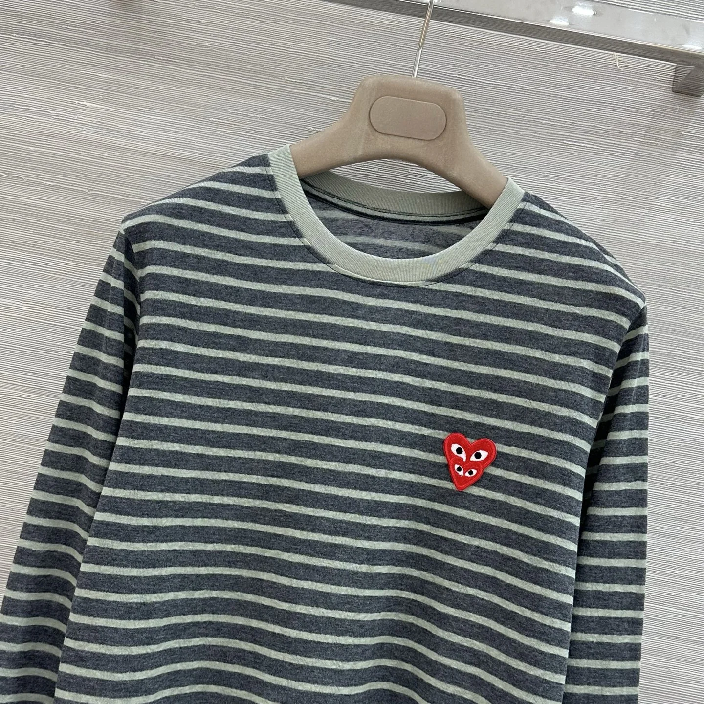 ARC T-shirts Linen Cotton Grey-Red S-L A65202609062069 - Image 2