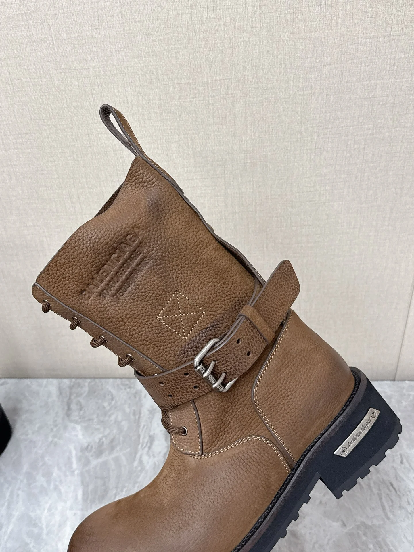 BALENCIAGA Boots Leather Brown-Black EU35-45 D90202609111372 - Image 7
