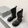 BALENCIAGA Boots Leather Rubber Black EU35-45 D90202609111373
