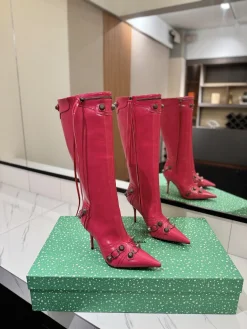 BALENCIAGA Boots Pink-Silver E70202609111430