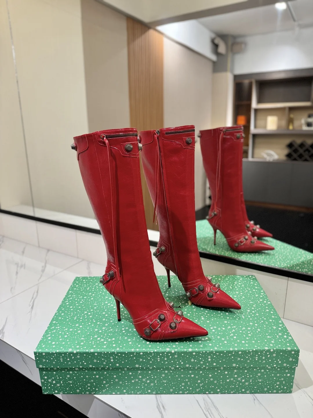 BALENCIAGA Boots Red E70202609111432