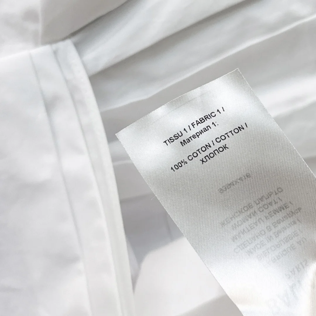 BALENCIAGA Dresses Cotton Poplin White S-L B85202609063433 - Image 9