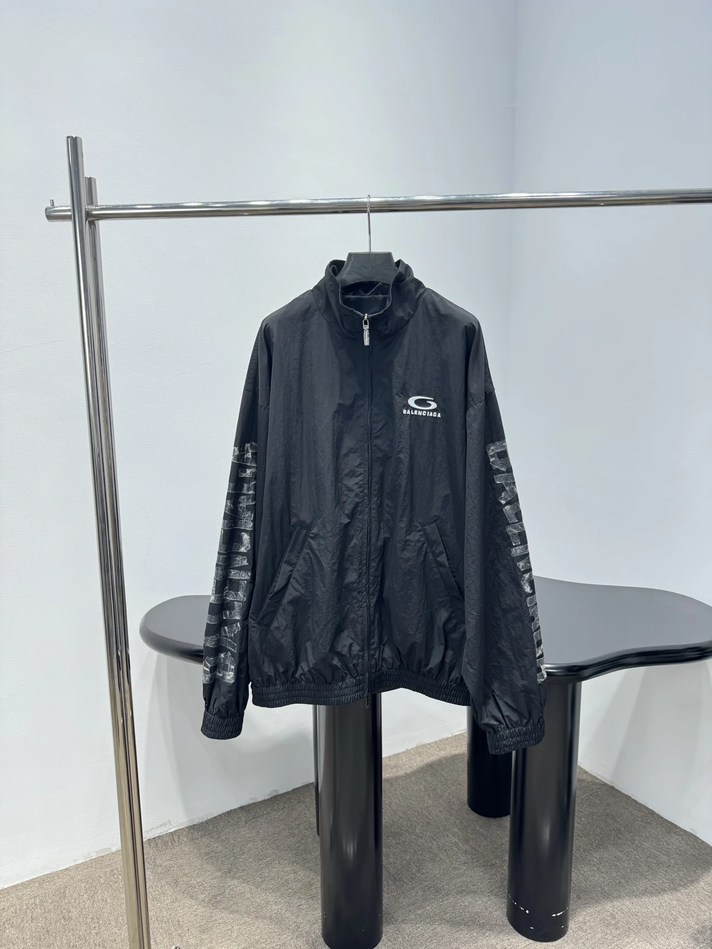 BALENCIAGA Jackets Black-Silver S-L C20202609061697