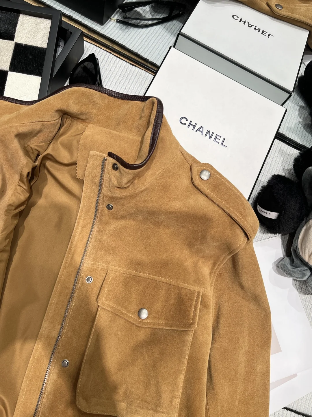 BALENCIAGA Jackets Brown S-L I50202609060324 - Image 3