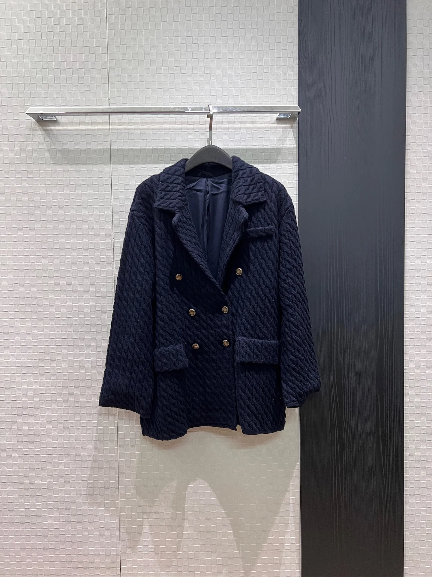 BALENCIAGA Jackets Navy-Gold S-L C35202609061665