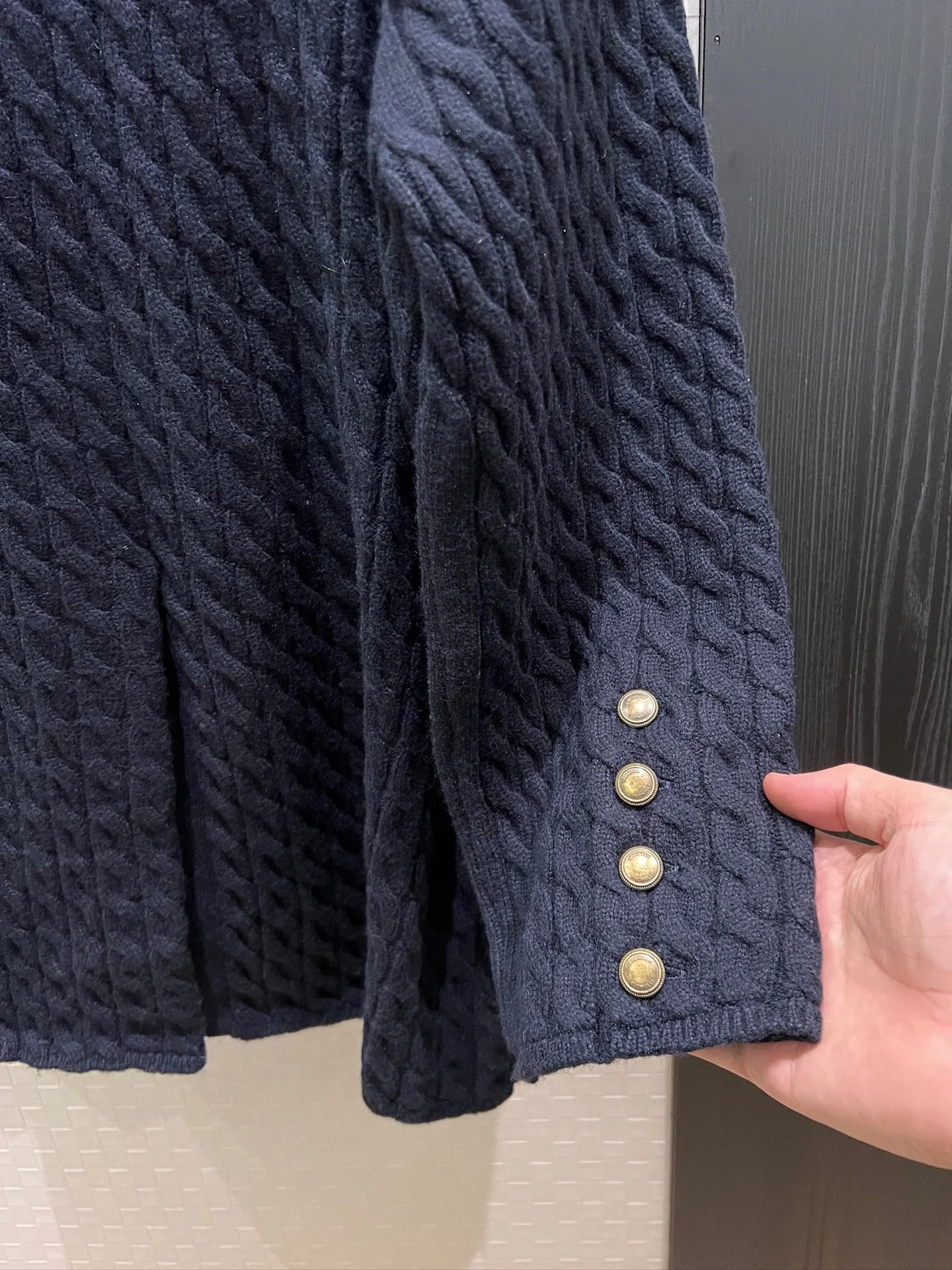 BALENCIAGA Jackets Navy-Gold S-L C35202609061665 - Image 9