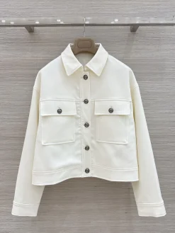 BALENCIAGA Jackets White-Black S-L D45202609062011