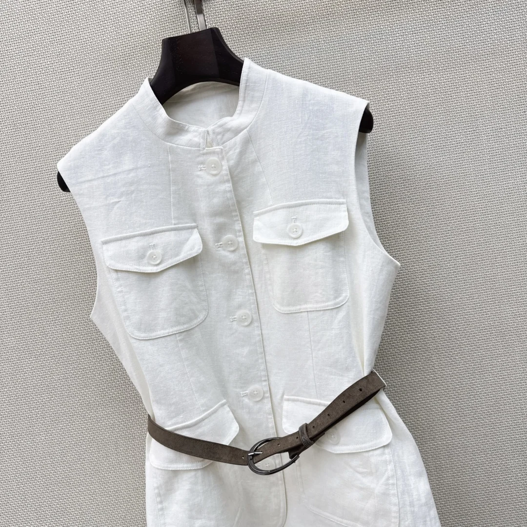 BALENCIAGA Jackets White-Brown S-L C25202609063315 - Image 2