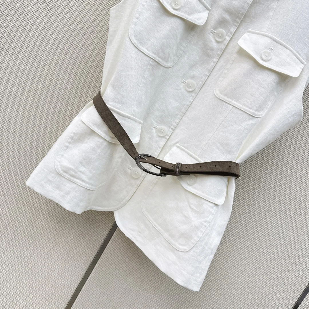 BALENCIAGA Jackets White-Brown S-L C25202609063315 - Image 6