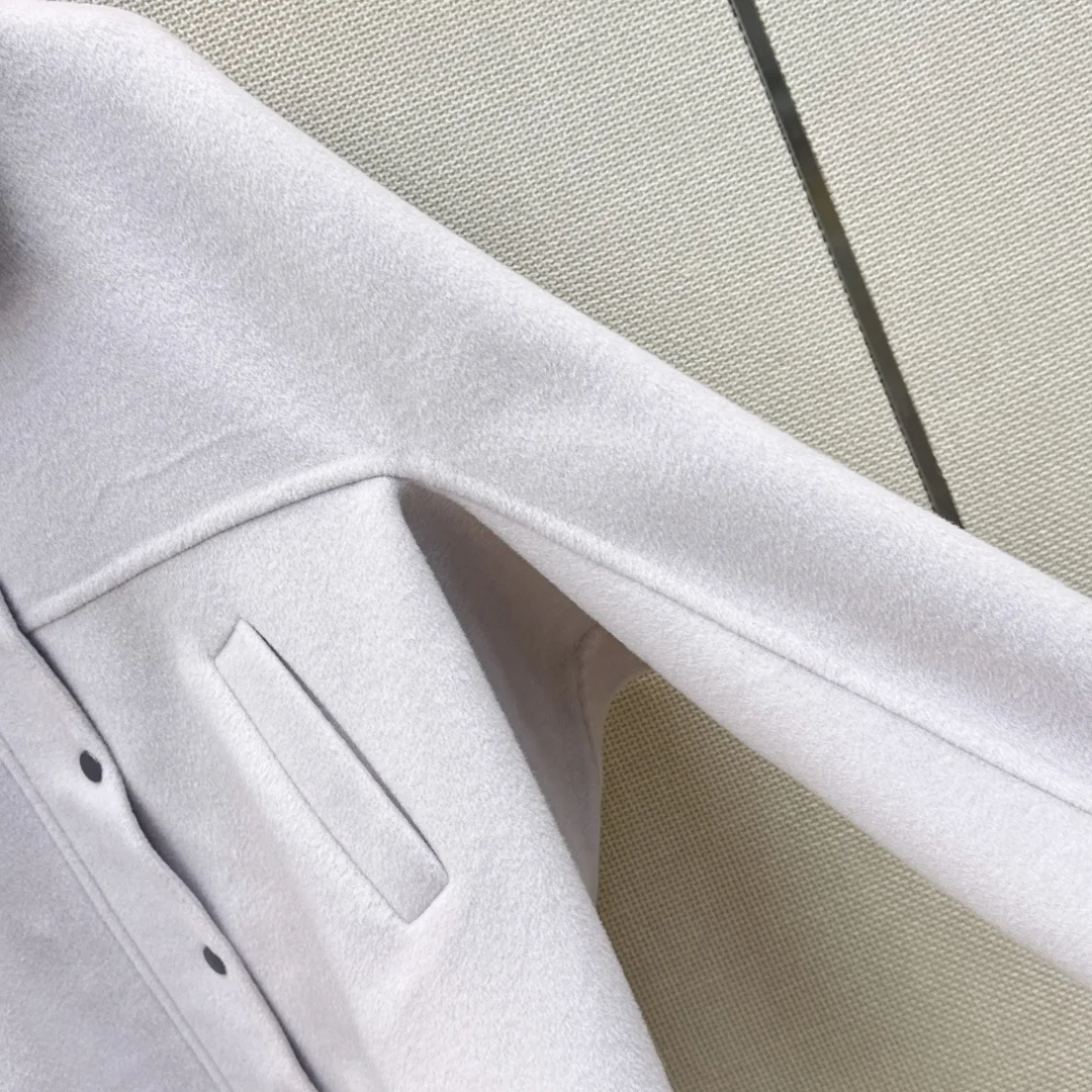BALENCIAGA Jackets Wool Cashmere Light Gray-Gray S-M-L E40202609060529 - Image 5