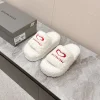 BALENCIAGA Slides Cotton Rubber White-Red EU35-45 B00202609111365